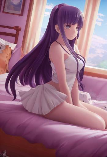 anime girl ,nekopara ,bedroom