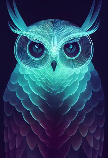 Beautiful Spectral owl, patronus, transparent, caustics, optics, ultra realistic, magic, fantasy, composition, dark