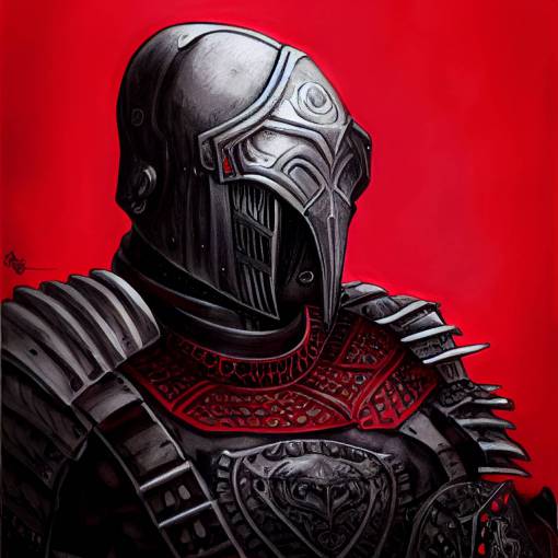 bloodhound knight, elden ring, black and red armor