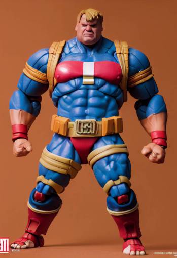 chris farley marvel legends action figure with a symmetrical face, He-man, PBR materials, hard plastic looking, articulated joints, 3d, raytracing, V-ray, maya, unreal engine