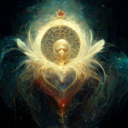echos of love, father of creation, goddes of life, and the god king of time, new universe