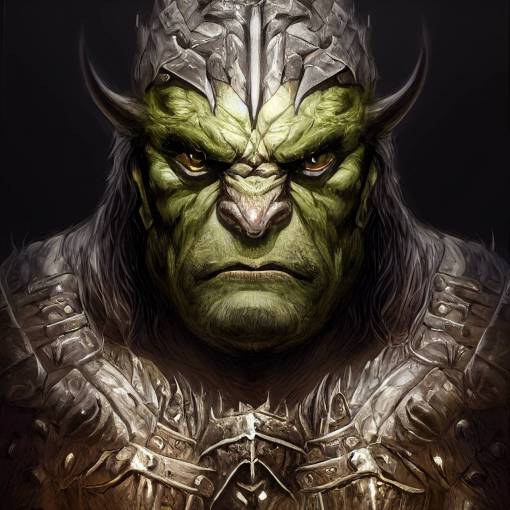 enraged lord of the rings orc, monsterlike armor, living armor, character design, full body portrait, organic armor, high detail, intricate detail, dramatic lightning, low angle