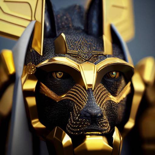 epic anubis wearing gold armor , diamonds around the armor, hyper realistic, intricate details, shiny, cinematic, unreal engine, artstation, octane rendering