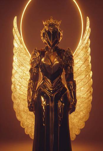 full body portrait, very veluptuous gorgeous female king arthur, neon, golden filigree, edge glow latex and carbon fiber armor, excalibur whip, angelic wings, angel halo, high details, octane render, unreal engine 5, cinematic lighting, photo realistic, photorealism, volumetric lighting, demonic hellscape environment, ethereal, maximum render details, 85mm 1.2, very high details, shiny, soft light, alluring pose, no watermark