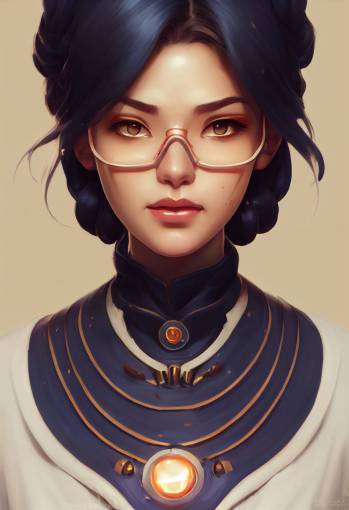 Housewife overwatch heroine, stylized blizzard art style, krenz cushart, intricate details, portrait of full body, Adam Lee, Francis Tneh, photorealism, Arik Brauer style, character at center of frame