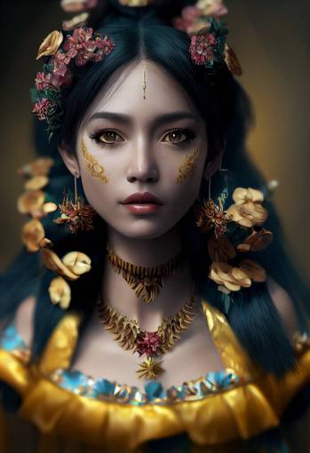 hyper realistic inca princess elegant ornate artgerm octane render,