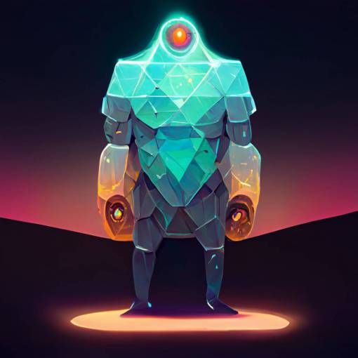 imagine man with armor made of gems and prescious stones, inner glowing gems, inner glowing nebula. isometric Midjourney Bot BOT  Today at 6:09 PM