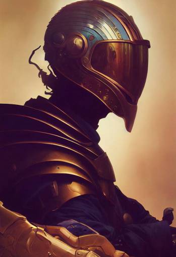 Portrait of paladin in a helmet, movie poster composition, dramatic lighting, soft shading, hard shadows, highly detailed face, rim lighting, landscape background, Peter Mohrbacher, Alphonse Mucha, Brian Froud, James Jean