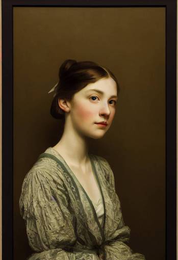 portrait of young woman by Metropolitan Museum of Art