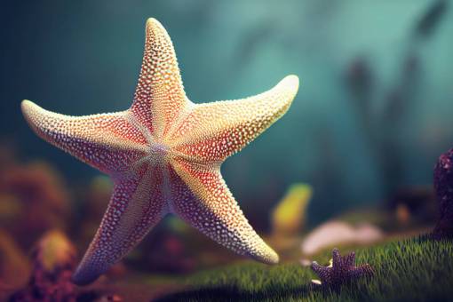 starfish, ethereal, highly detailed, +8k +octane render +photorealistic