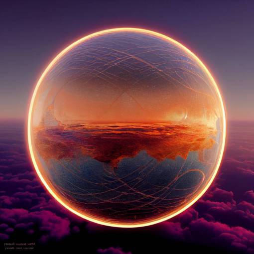 the earth surrounded in a rose gold protective orb keeping the planet balanced in love and harmony