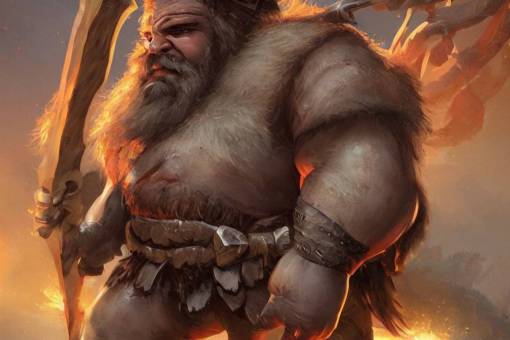 A short and stocky barbarian dwarf, wielding a tall rectangular shield with spikes. Dungeons & dragons fantasy art, trending on artstation, highly detailed, 4k