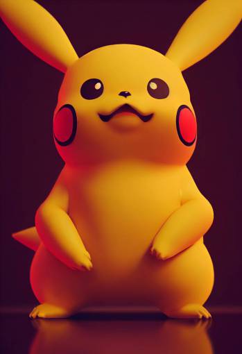 body builder Pikachu, portrait, photorealistic, octane render, 4k, uhd