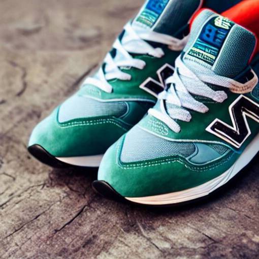 New Balance 993 v5 Sneaker, earth Druid fantasy colors, high definition, fashion photography, side view, 4K photo realistic,