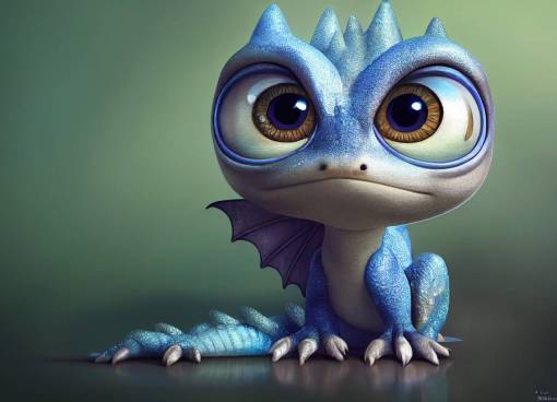 character design, Pixar Style, tiny cute and adorable baby dragon with four legs and symmetric wings, iridescent scales, jean-baptiste monge, big eyes, anthropomorphic, symmetric wings, solid background, dramatic lighting, 8k, portrait, realistic, fine details, photorealism, cinematic, intricate details, cinematic lighting, photo realistic 16k