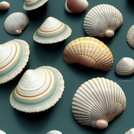 sea shells, texture, close up, 8k, photo realistic, seamless,