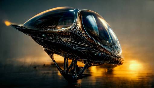 A alien spacecraft concept, Cinematic, intricate detail, very dramatic, Highly ultra detail, HDR, hyper realistic, photography, photo realistic, ray tracing, UHD, 16K, structure, ultradetailed, realistic,
