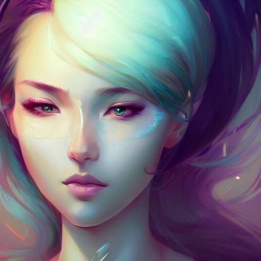a portrait of a beautiful woman, art by lois van baarle and ross tran and sam yang and wlop and artgerm, digital art, highly detailed, intricate, sharp focus, Trending on Artstation HQ, deviantart, unreal engine 5, 4K UHD image