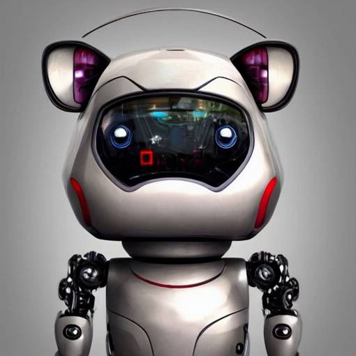 A robot hamster concept art, highly detailed, trending on Artstation, 4k, 8k