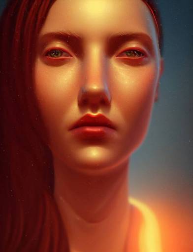 blurred background. close-up portrait of a goddess in crown, by Aykut Aydogdu and Barclay Shaw and Alena Aenami, Atey Ghailan, octane render, unreal engine, cinematic counter light, high detail, octane render, 4k