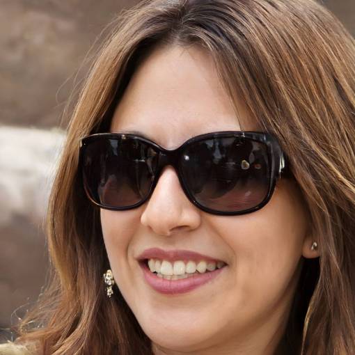 caucasian ethnicity women sunglasses face one person adult smiling