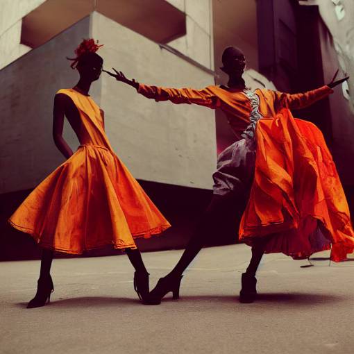 dancers wearing futurism clothing, Primitivism homeless style, dancing in the city streets, street style photography by Leah den Bok and vivienne Westwood