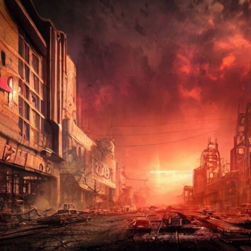 post apocalyptic dieselpunk city , highly detailed, 4k, HDR, award-winning photo, glowave neon