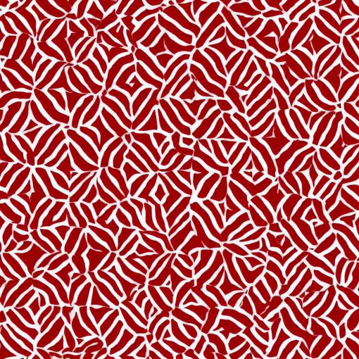 red and white symmetric hexagonal texture, 4k