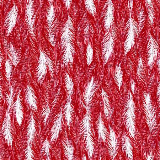 seamless red and white symmetric feather texture, 4k
