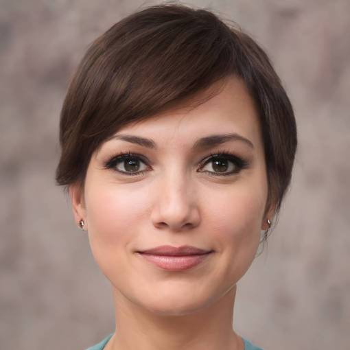 women adult smiling looking at camera portrait one person face