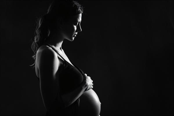 black and white pictures of maternity