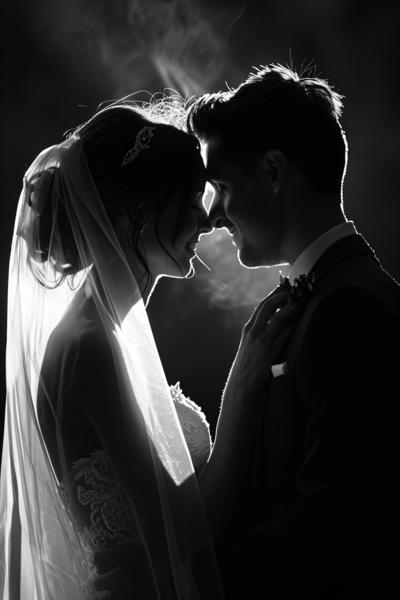black and white pictures of wedding