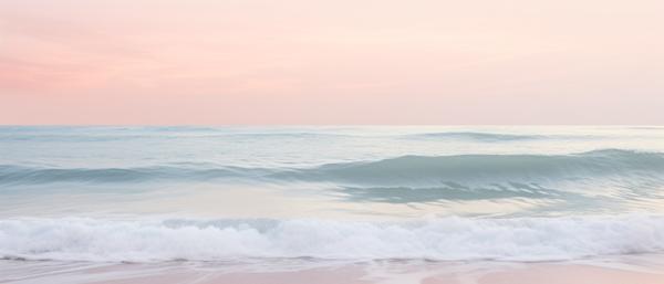 pastel pink waves